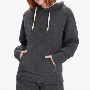 UGG Gray Oversized Long Sleeve Hoodie